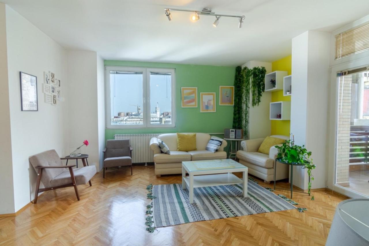 Green Paradise Square Apartment Skopje Eksteriør billede