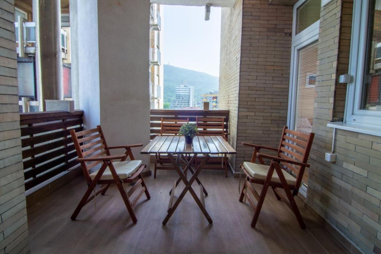 Green Paradise Square Apartment Skopje Eksteriør billede